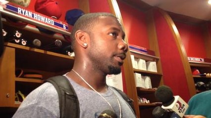 Ryan Howard discusses walk-off hit