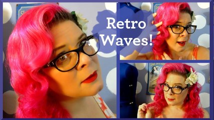 Pin Up Waves Hair Tutorial~Quick and Easy