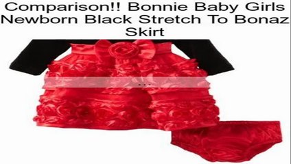 Bonnie Baby Girls Newborn Black Stretch To Bonaz Skirt Review