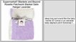 Blankets and Beyond Rosette Patchwork Blanket Satin Hanger Lavender Review