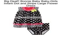 Bonnie Baby Baby-Girls Infant Dot and Stripe Large Flower Dress Review