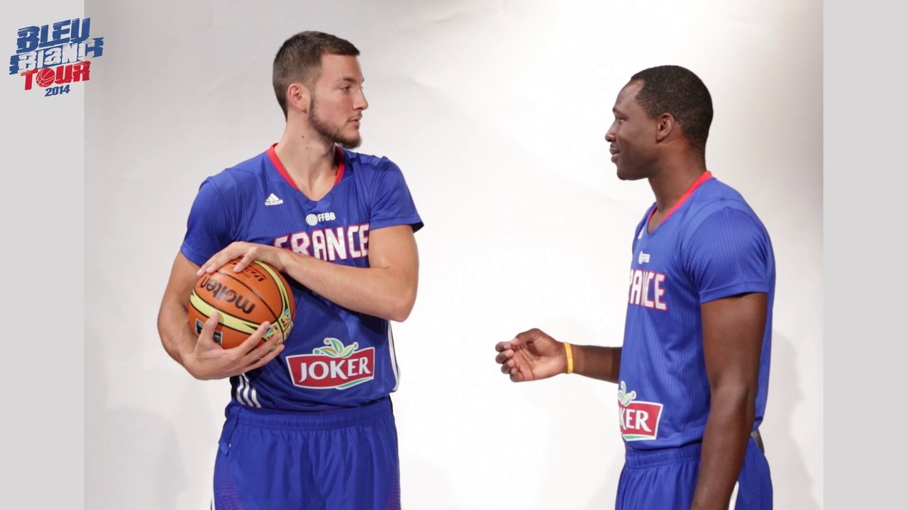 Bleu Blanc Tour - Leçon d'espagnol n°2 - Florent Pietrus et Joffrey Lauvergne