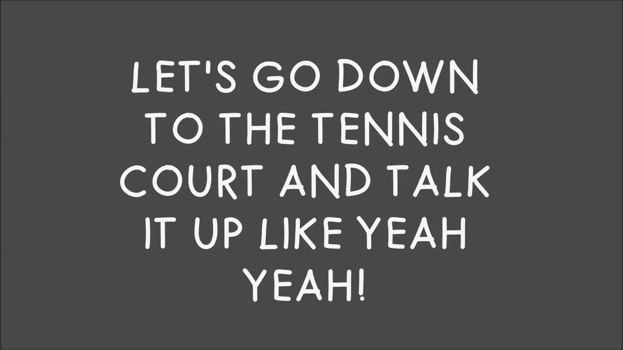 Lorde Tennis Court Lyrics video Dailymotion