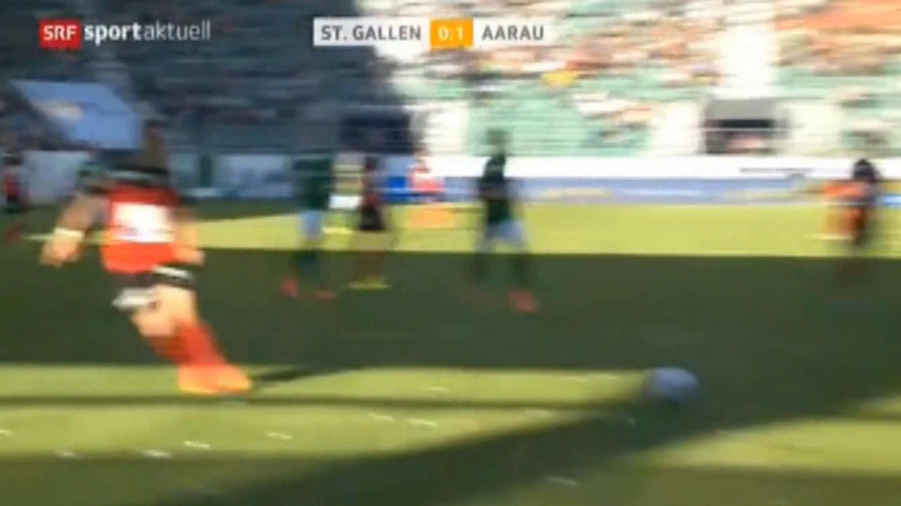 FC St. Gallen 0-1 Aarau 09/08/14