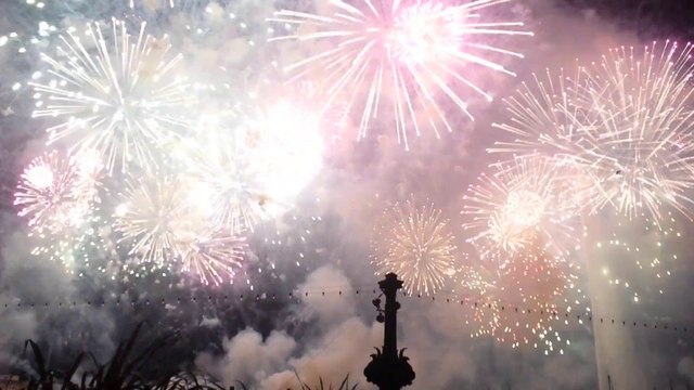 Final du feu d'artifice des Fêtes de Genève