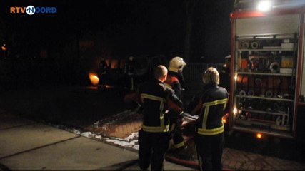 Brand verwoest busje - RTV Noord