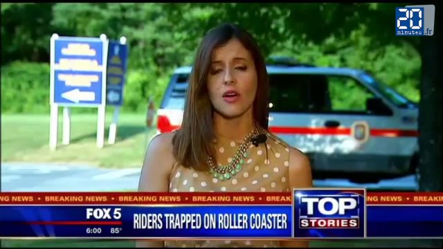 Ils restent coincés cinq heures en haut du grand huit