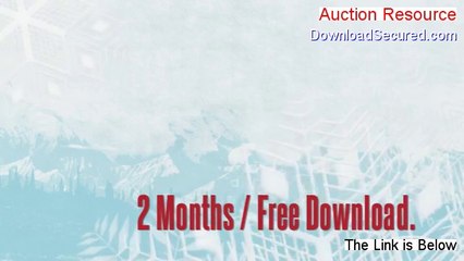 Auction Resource Download Free [Legit Download]