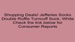 Jefferies Socks Double Ruffle Turncuff Sock, White Review