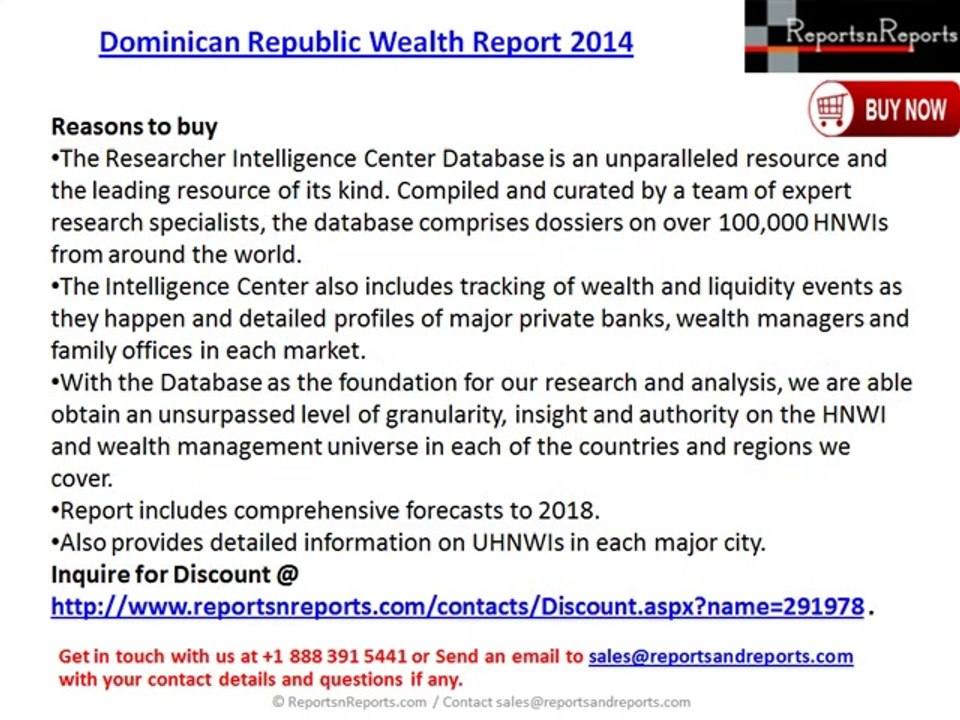 Dominican Republic Wealth Management Report 2014