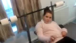 pan girl weight training