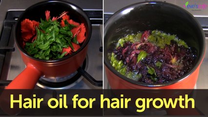 Darken your Natural Hair Color Using Hibiscus & Henna Oil