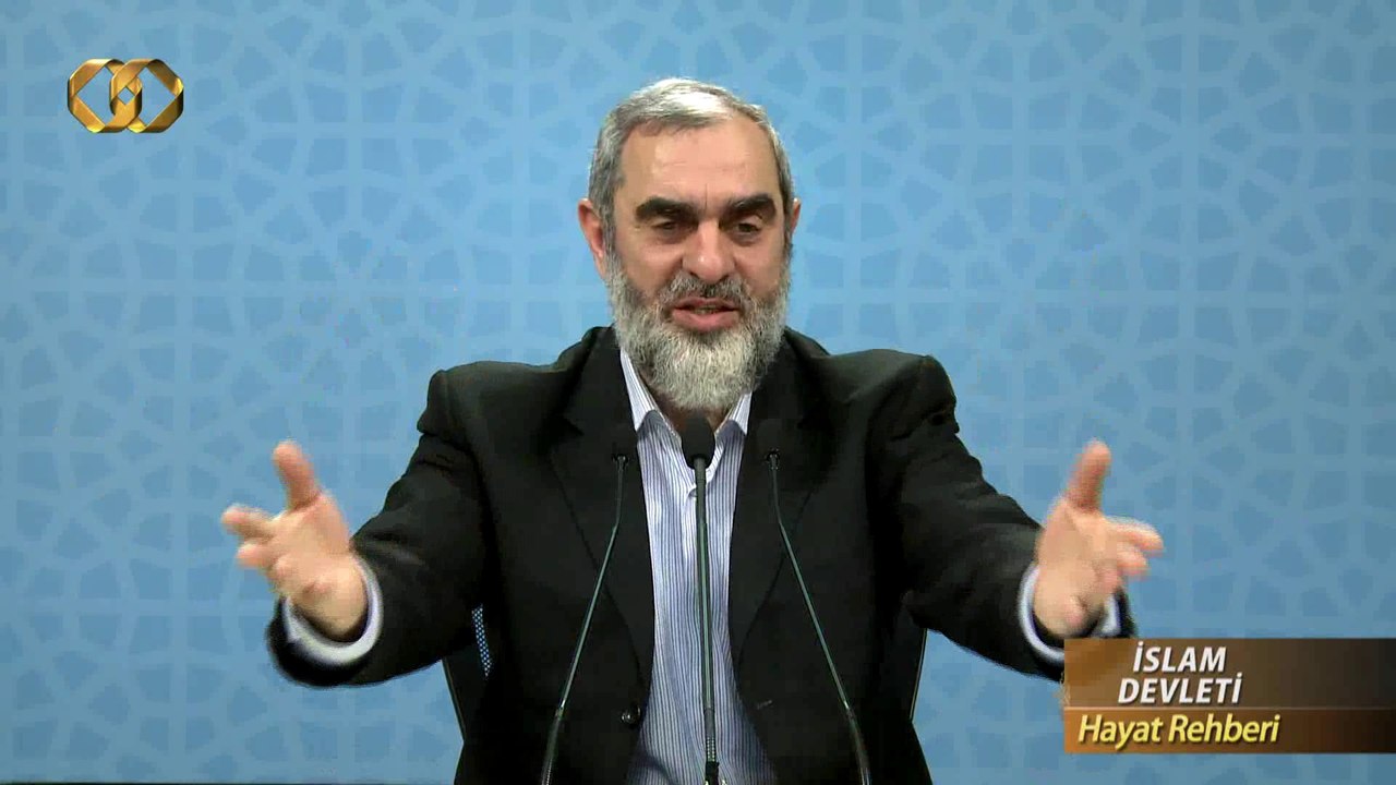 Düğünlere giderken, yeni İslam devletiniz hayırlı olsun demeye gideriz.  - Nureddin YILDIZ - Sosyal Doku Vakfı