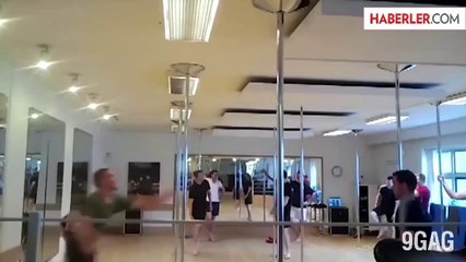 Direk Dansı Yaparken Tepetaklak Oldular