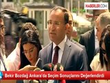 Bekir Bozdağ Ankara'da Seçim Sonuçlarını Değerlendirdi