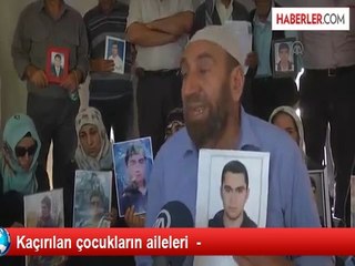 Kaçırılan çocukların aileleri  -