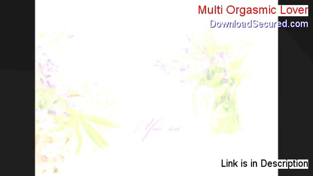 Multi Orgasmic Lover Free Review [Legit Review]