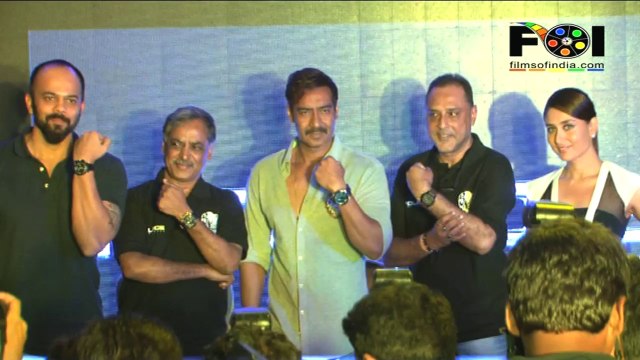 Ajay And Kareena Launch 'Singham Returns' Watch Collection