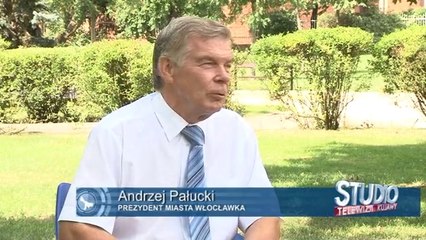 Prezydent Włocławka Andrzej Pałucki gościerm w Telewizji Kujawy.