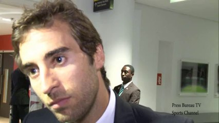 Mathieu Flamini reaction to Arsenal vs Manchester City Community Shield 2014