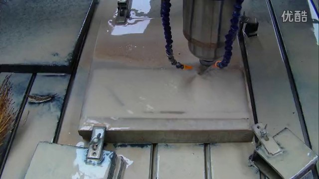 Stone cnc router machine work on sandstone for 15mm depth carving