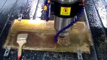 CNC router machine for  bronze engraving cutting video
