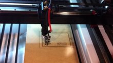 MDF laser engraving machine video