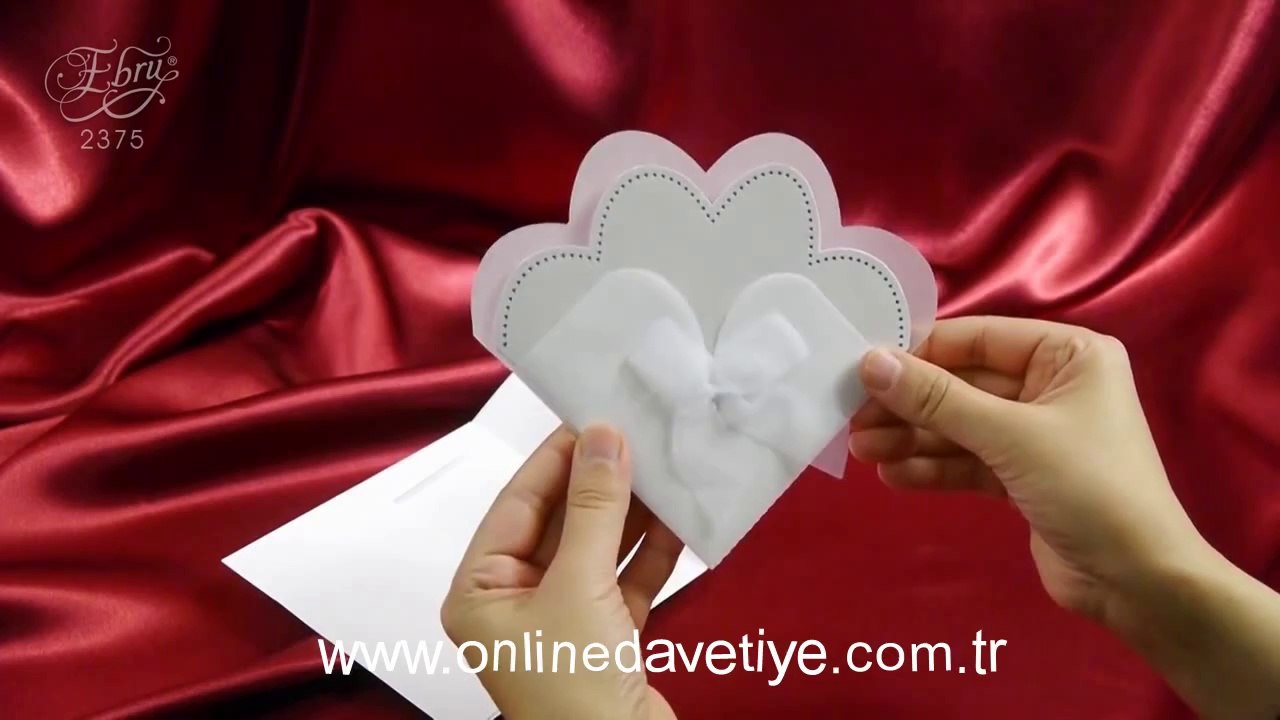 Ebru Davetiye 2375 Montaj - İstanbul Davetiye