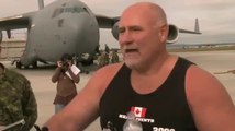 Worlds Strongest Man Pulls a C-17 Cargo Plane