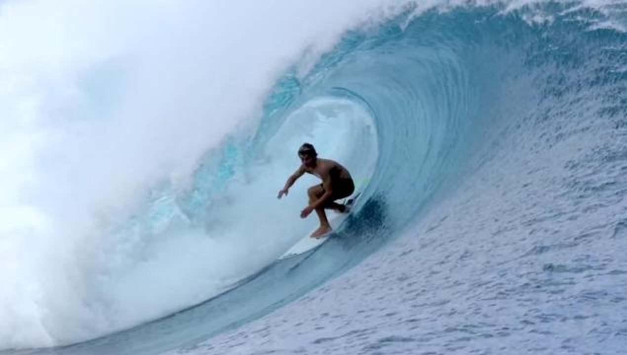 2014 Billabong Pro Tahiti Wildcard Hopeful Takes on Teahupoo - Surf