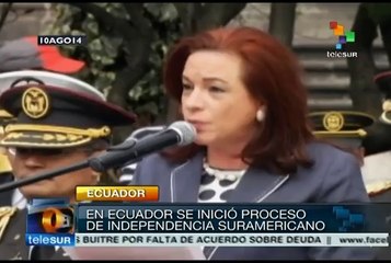 Ecuador celebra 205 años del inicio de su proceso de independencia