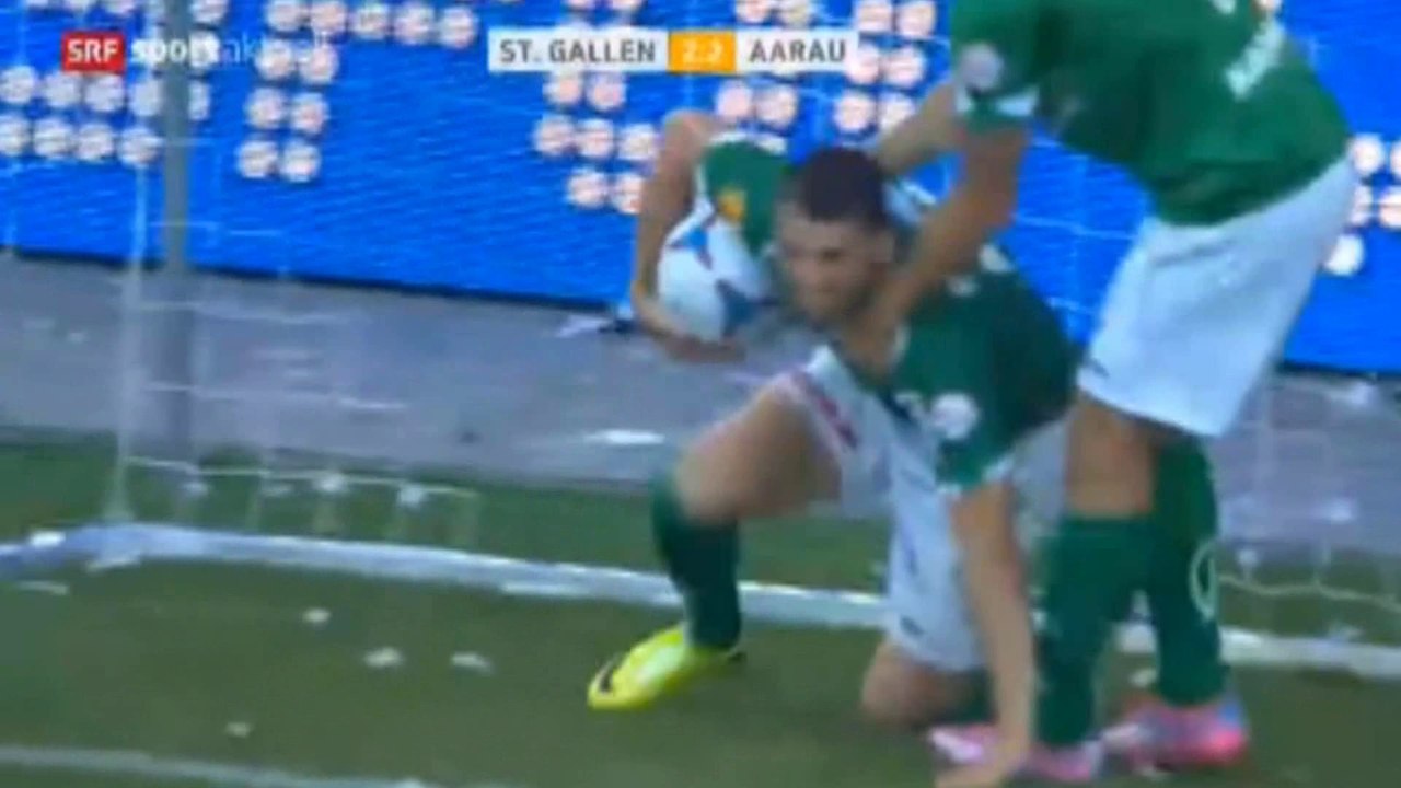 FC St. Gallen 2-2 Aarau 09/08/14