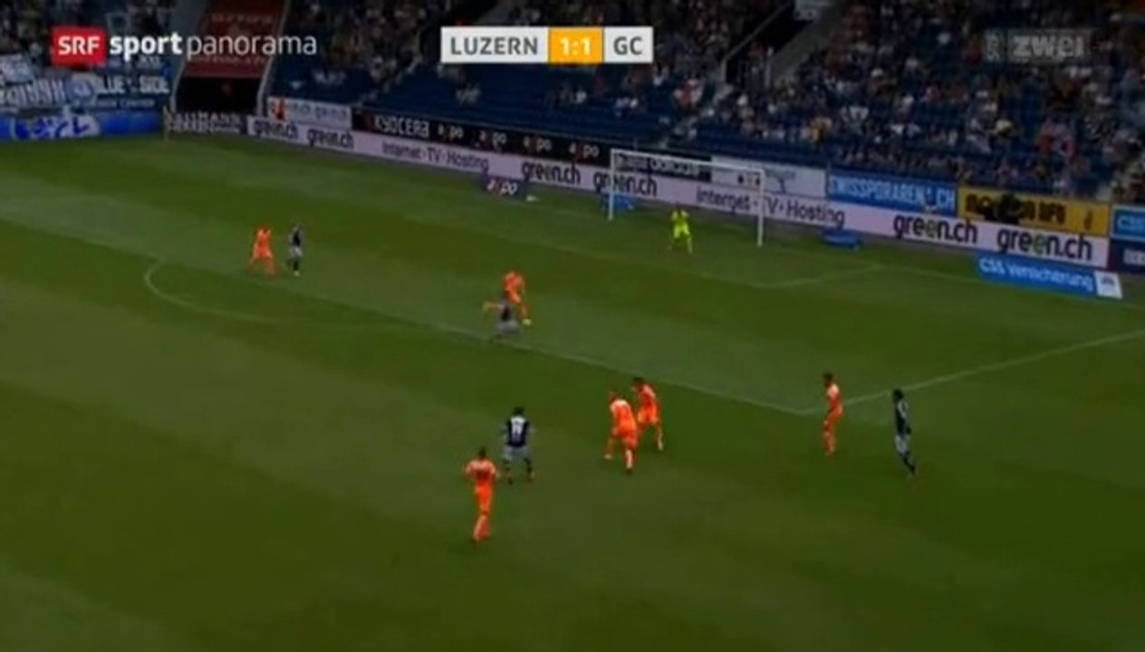 FC Luzern 1- 1  Grasshoppers 10/08/14