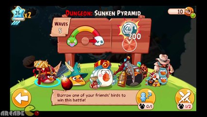 Angry Birds Epic  Sunday Dungeon Sunken Pyramid  Let's Craft Some Coin