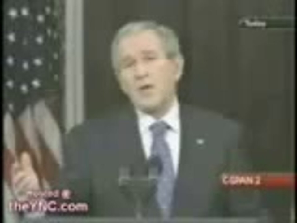 BUSH becomes mute after he insulted al-quran.flv
