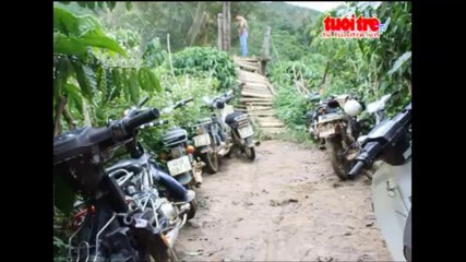 Thấp thỏm với cầu treo Lâm Đồng