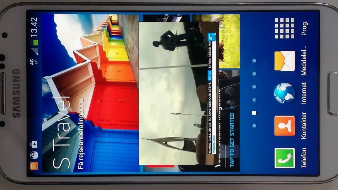 DVB-T2 Digital TV USB dongle example on Android Smartphone