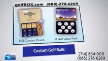 GolfBOX.com specializes in custom business logo golf balls with the logo on the packaging too.