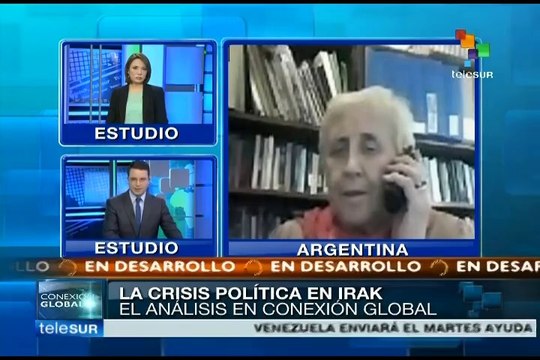 Medio Oriente en crisis porque así conviene a EE.UU.: Stela Calloni