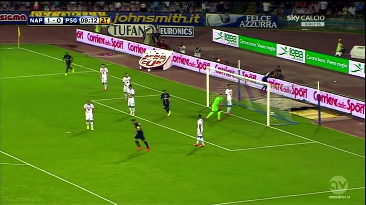 Napoli 1-1 Paris SG - Ibrahimović 55'