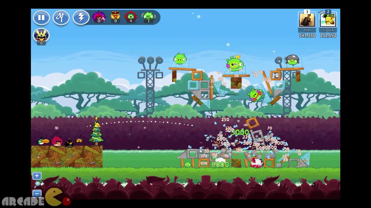 Angry Birds Friends - FaceBook Friends Tournament All Level 3 Stars August 11