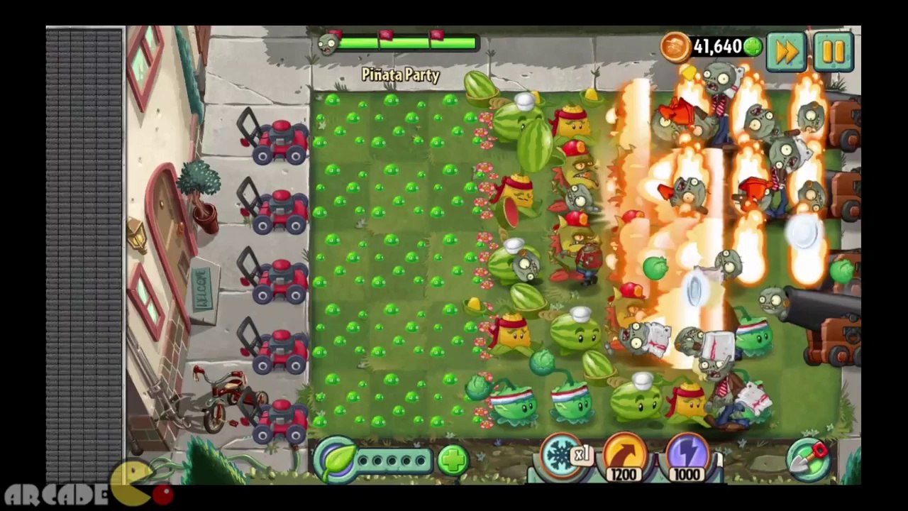Plants Vs Zombies 2 Dark Ages  (NO BOOSTED PLANTS) Extreme Super Challenge August 12 Piñata Party
