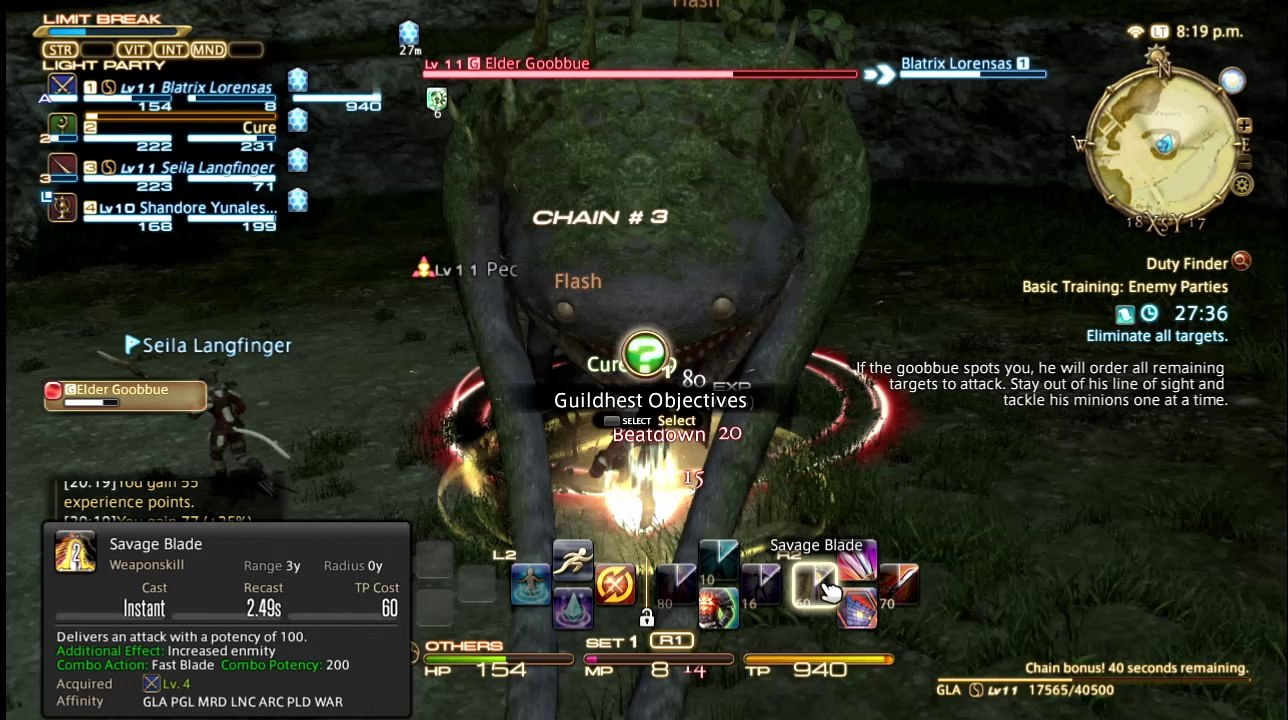 Final Fantasy 14: a Realm Reborn Duty Kampf