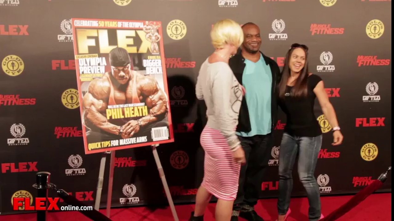 Behind-the-Scenes at the Phil Heath FLEX Magazine Cover Party.