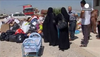 Télécharger la video: Thousands of Yazidi refugees reach sanctuary in Iraqi Kurdistan