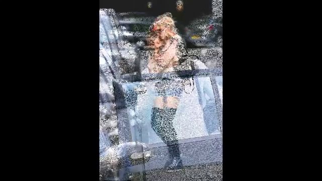 Cara Delevingne shows off her slender legs in denim shorts and sexy thigh-high socks