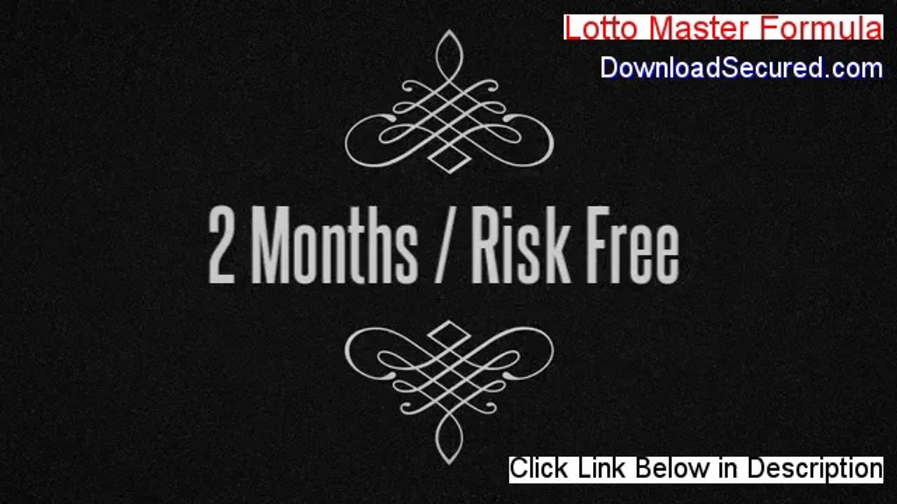 Lotto Master Formula Reviews (See my Review)