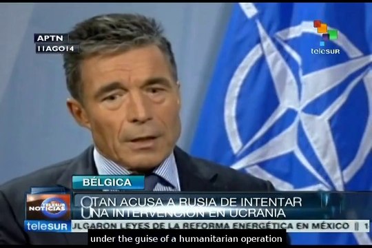 NATO distrusts Russia's humanitarian aid shipment in Ukraine