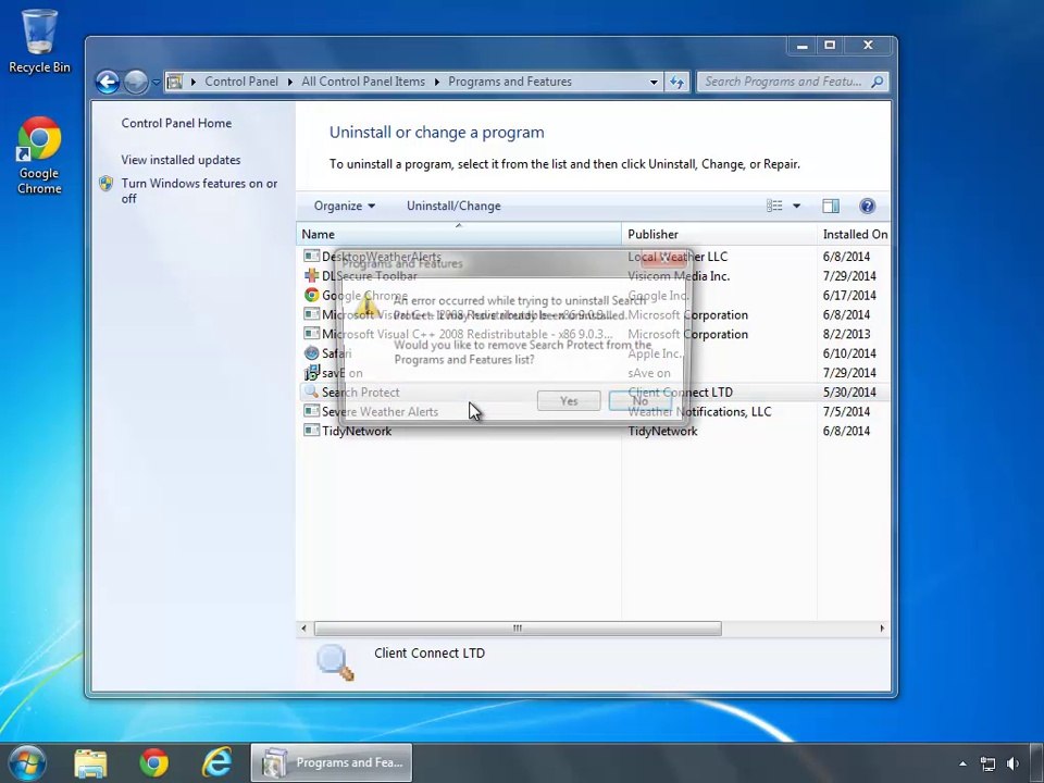 Delete Search Protect by Client Connect LTD