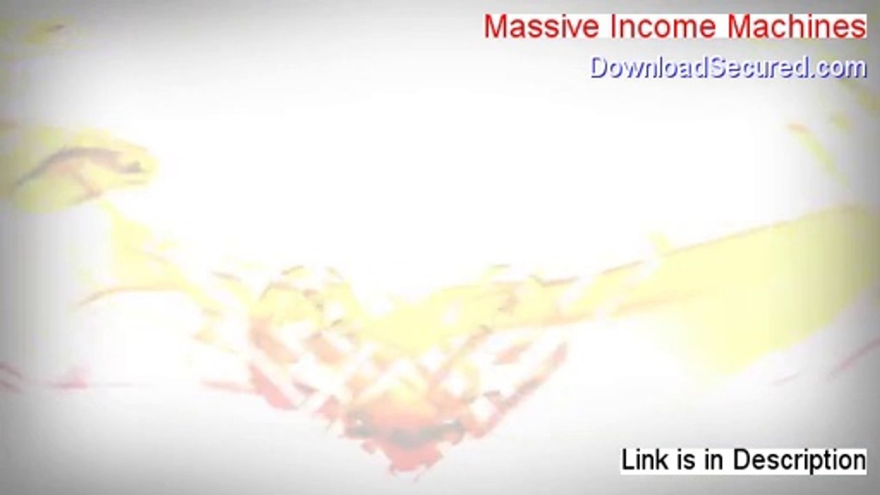 Massive Income Machines Free Review (Legit Review 2014)